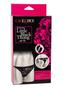 Little Black Panty Vibrating Thong Panty Massager With Remote Control - Black