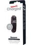 Charged Vooom Rechargeable Waterproof Bullet Vibrator - Black