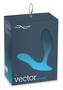 We-vibe Vector Rechargeable Silicone Vibrating Prostate Massager With Remote Control - Slate