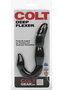 Colt Deep Flexer Silicone Vibrating Prostate Stimulator - Black