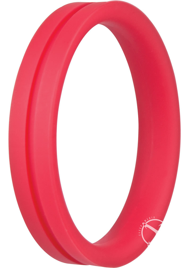 Ringo Pro Xtra-large Silicone Cock Rings Waterproof - Red (12 Each Per Box)