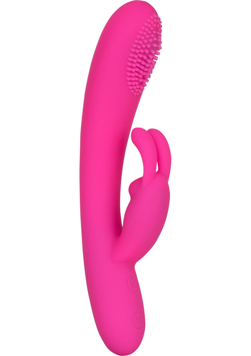 Embrace Massaging G-rabbit Silicone Rechargeable Rabbit Vibrator - Pink