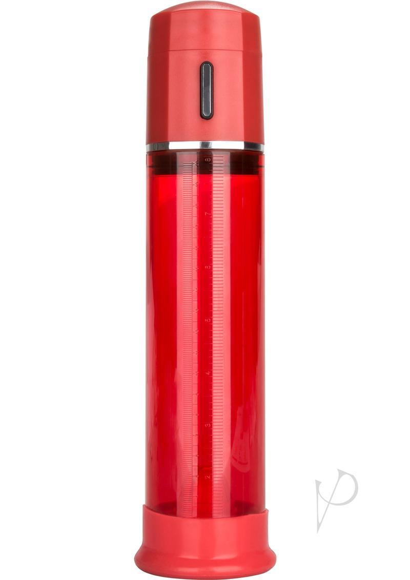 Advanced Fireman`s Pump Fully Automated One-hand Control Penis Pump Red
