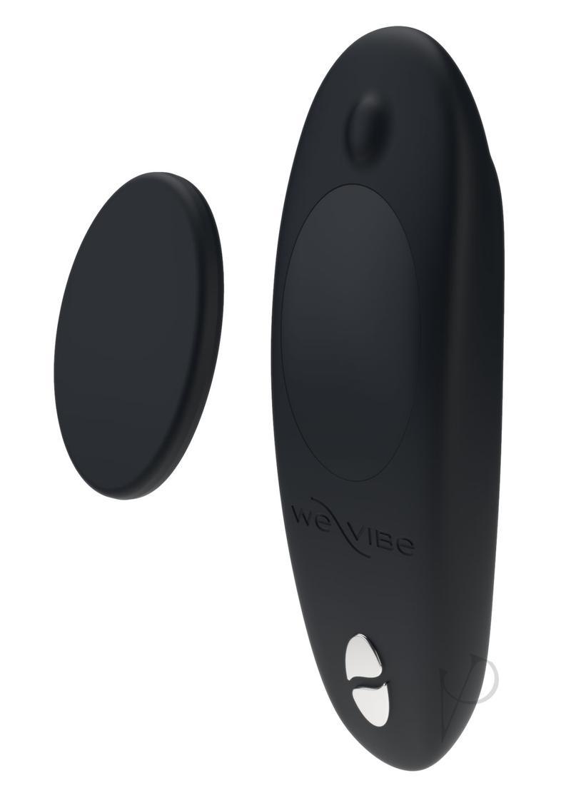We-vibe Moxie Silicone Rechargeable Wearable Vibrator With Remote Control - Black