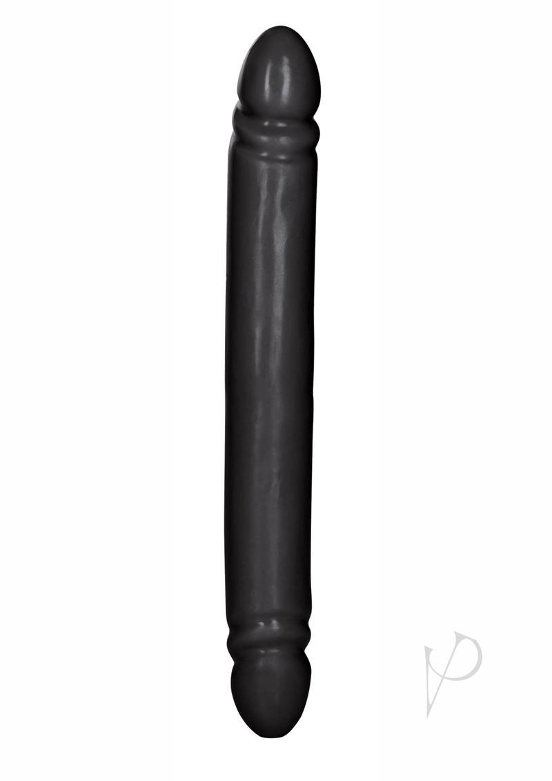 Smooth Double Dong Black Jack Dildo12in - Black